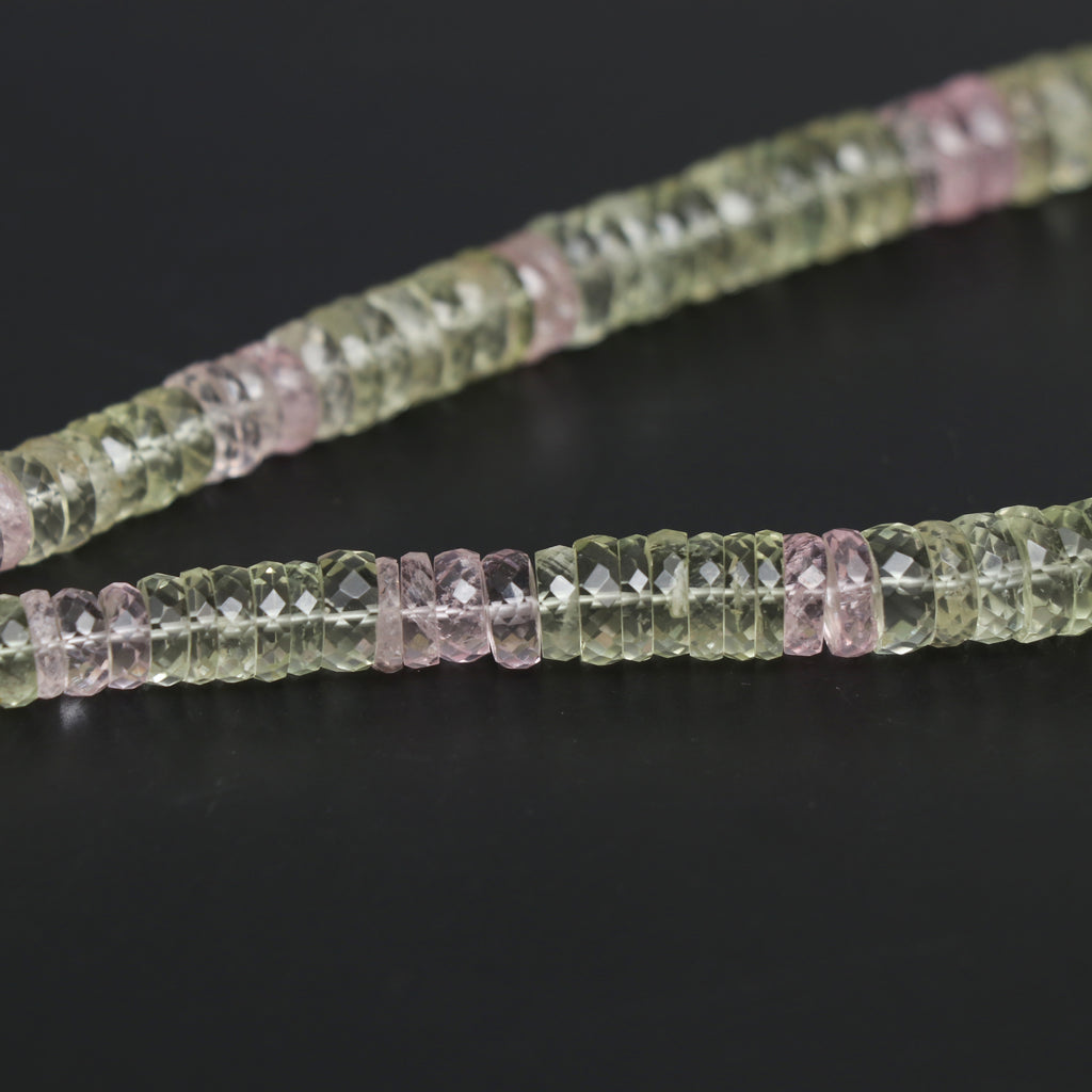Multi Aquamarine Faceted Tyre Beads, 5 mm to 11 mm, Aquamarine Jewelry Handmade Gift for Women, 16 Inches Full Strand, Price Per Strand - National Facets, Gemstone Manufacturer, Natural Gemstones, Gemstone Beads, Gemstone Carvings