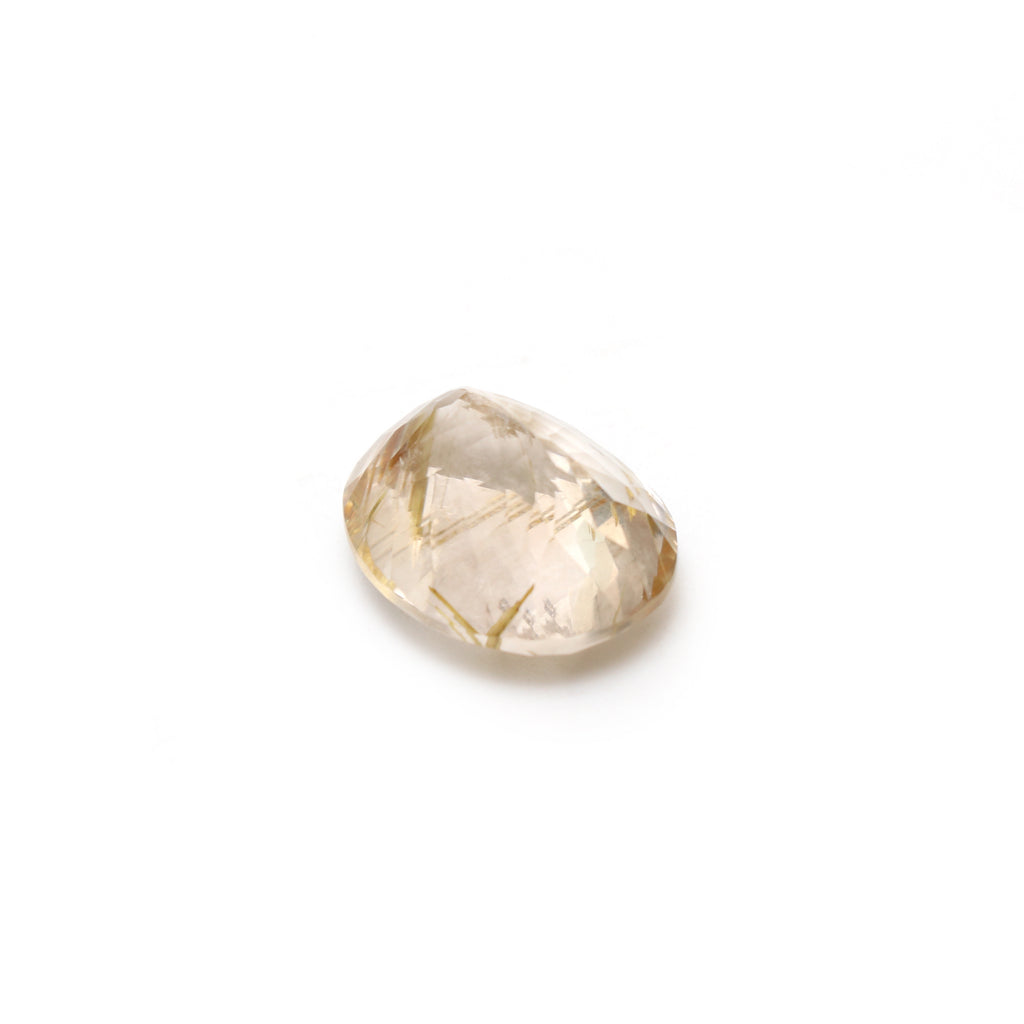 Golden Rutile Faceted Oval Loose Gemstone, 15x20mm , Faceted Cut Gemstone, Gem Quality, Price Per Piece - National Facets, Gemstone Manufacturer, Natural Gemstones, Gemstone Beads, Gemstone Carvings