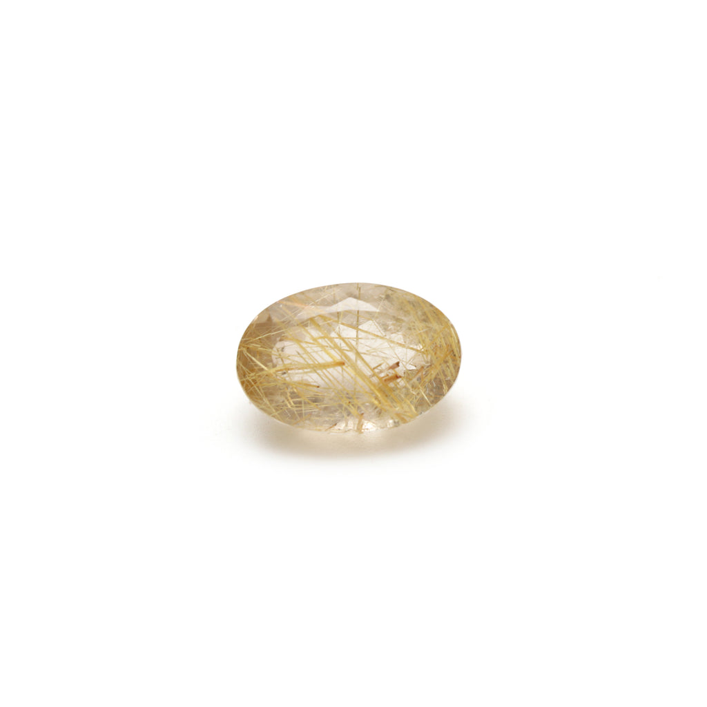 Golden Rutile Faceted Oval Loose Gemstone, 13x19mm , Faceted Cut Gemstone, Gem Quality, Price Per Piece - National Facets, Gemstone Manufacturer, Natural Gemstones, Gemstone Beads, Gemstone Carvings