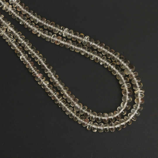 Natural Oregon Sunstone Smooth Rondelle Beads, 4 mm to 5.5 mm, Oregon Sunstone Jewelry, 8 Inch/ 18 Inch Full Strand, Price Per Strand