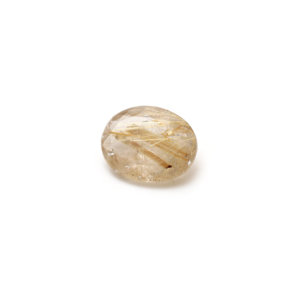 Golden Rutile Faceted Oval Loose Gemstone, 13x18mm , Faceted Cut Gemstone, Gem Quality, Price Per Piece - National Facets, Gemstone Manufacturer, Natural Gemstones, Gemstone Beads, Gemstone Carvings