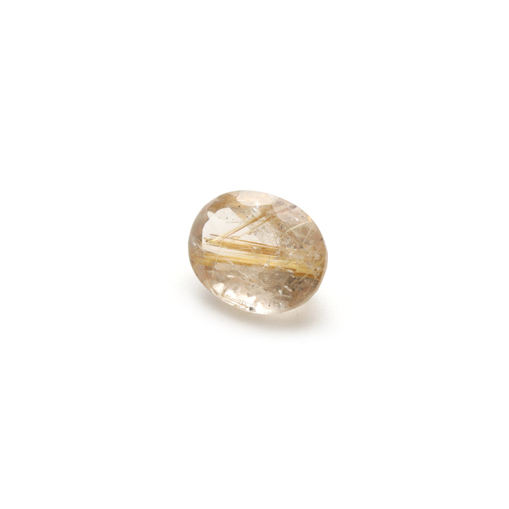 Golden Rutile Faceted Oval Loose Gemstone, 13x17mm , Faceted Cut Gemstone, Gem Quality, Price Per Piece - National Facets, Gemstone Manufacturer, Natural Gemstones, Gemstone Beads, Gemstone Carvings
