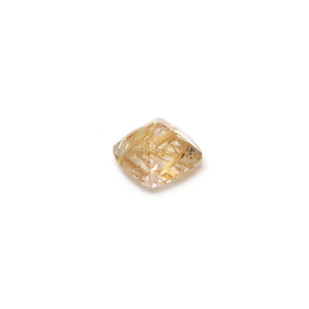 Golden Rutile Faceted Square Loose Gemstone, 11x11mm , Faceted Cut Gemstone, Gem Quality, Price Per Piece - National Facets, Gemstone Manufacturer, Natural Gemstones, Gemstone Beads, Gemstone Carvings