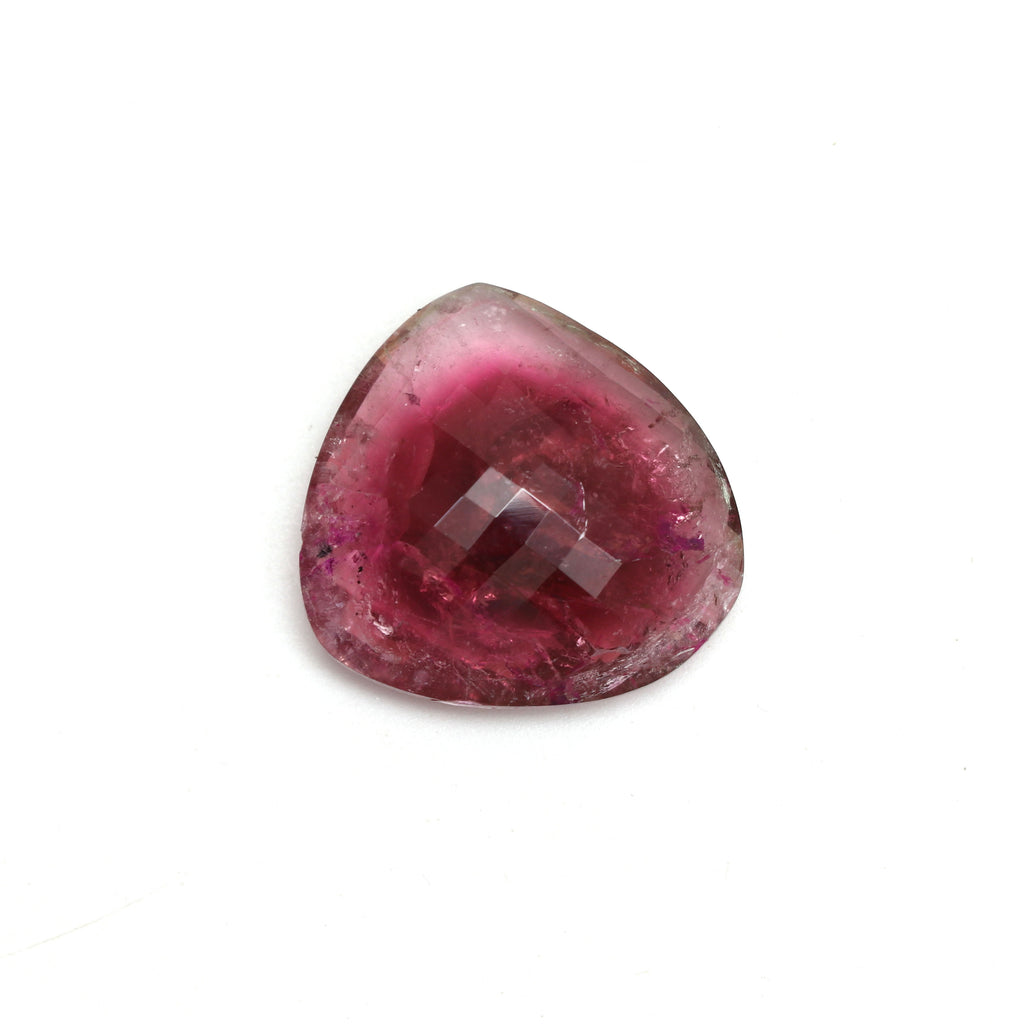 Natural Tourmaline Faceted Organic Loose Gemstone,26x27mm , Checker Board Organic Gemstone, Jewelry Making Gemstone, 1 Pieces - National Facets, Gemstone Manufacturer, Natural Gemstones, Gemstone Beads