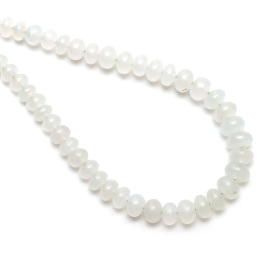 Chrysoprase Smooth Rondelle Beads, 5 mm to 9 mm, Chrysoprase Jewelry Making Beads, 19 Inches Full Strand, Price Per Strand