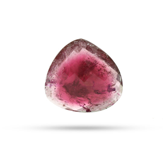 トルマリンファセットオーガニックルースジェムストーン、26x27mm、トルマリンジェムストーン、トルマリンオーガニックカットストーン、1個