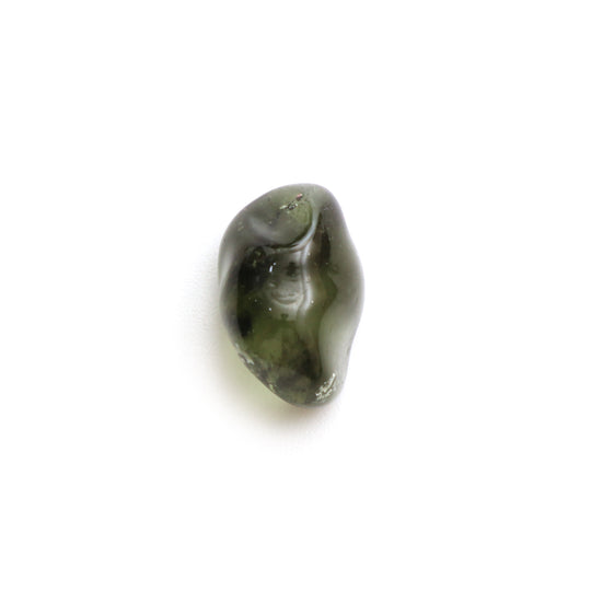 Natural Moldavite Organic Loose Gemstone, 11x16 mm, Moldavite , 1 Piece