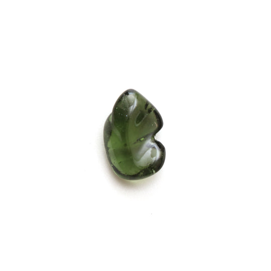 Natural Moldavite Organic Loose Gemstone, 11x16 mm, Moldavite , 1 Piece
