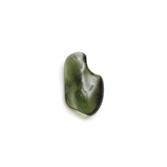 Natural Moldavite Organic Loose Gemstone, 11x19 mm, Moldavite , 1 Piece