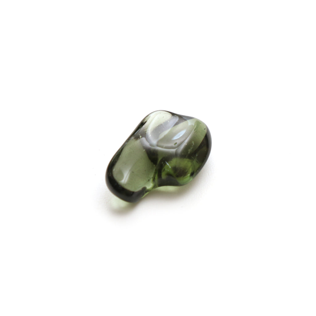 Natural Moldavite Organic Loose Gemstone, 11x19 mm, Moldavite Jewelry Handmade Gift for Women, 1 Piece - National Facets, Gemstone Manufacturer, Natural Gemstones, Gemstone Beads, Gemstone Carvings