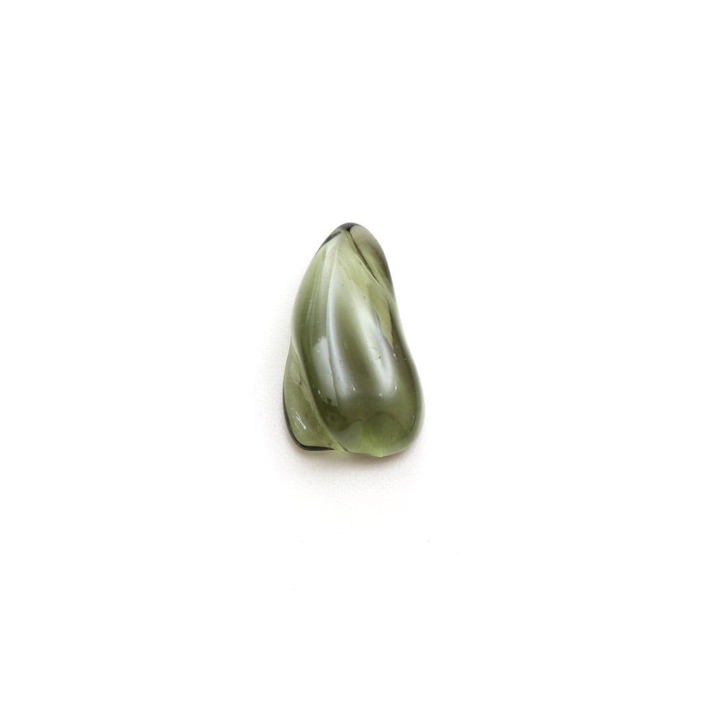 Natural Moldavite Organic Loose Gemstone, 10x18.5 mm, Moldavite Jewelry Handmade Gift for Women, 1 Piece - National Facets, Gemstone Manufacturer, Natural Gemstones, Gemstone Beads, Gemstone Carvings