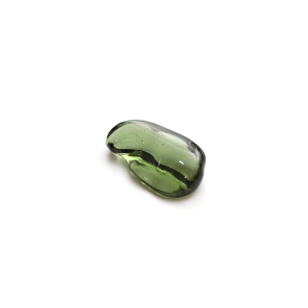 Natural Moldavite Organic Loose Gemstone, 11x18.5 mm, Moldavite Jewelry Handmade Gift for Women, 1 Piece - National Facets, Gemstone Manufacturer, Natural Gemstones, Gemstone Beads, Gemstone Carvings