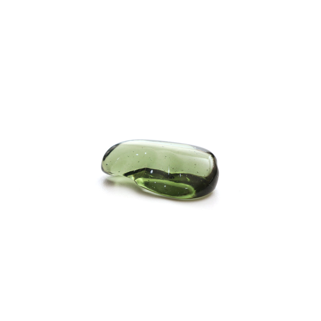 Natural Moldavite Organic Loose Gemstone, 11x18.5 mm, Moldavite Jewelry Handmade Gift for Women, 1 Piece - National Facets, Gemstone Manufacturer, Natural Gemstones, Gemstone Beads, Gemstone Carvings