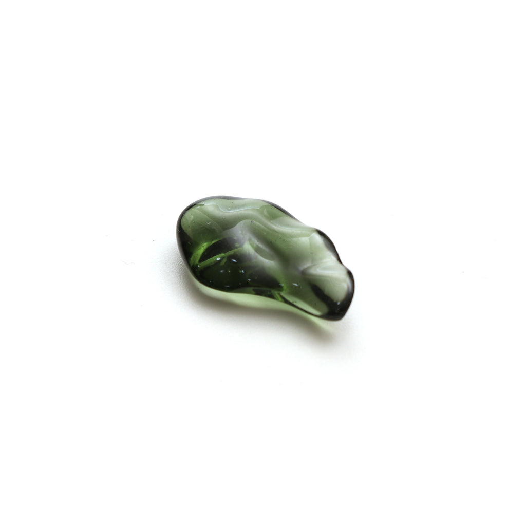 Natural Moldavite Organic Loose Gemstone, 12x22 mm, Moldavite Jewelry Handmade Gift for Women, 1 Piece - National Facets, Gemstone Manufacturer, Natural Gemstones, Gemstone Beads, Gemstone Carvings