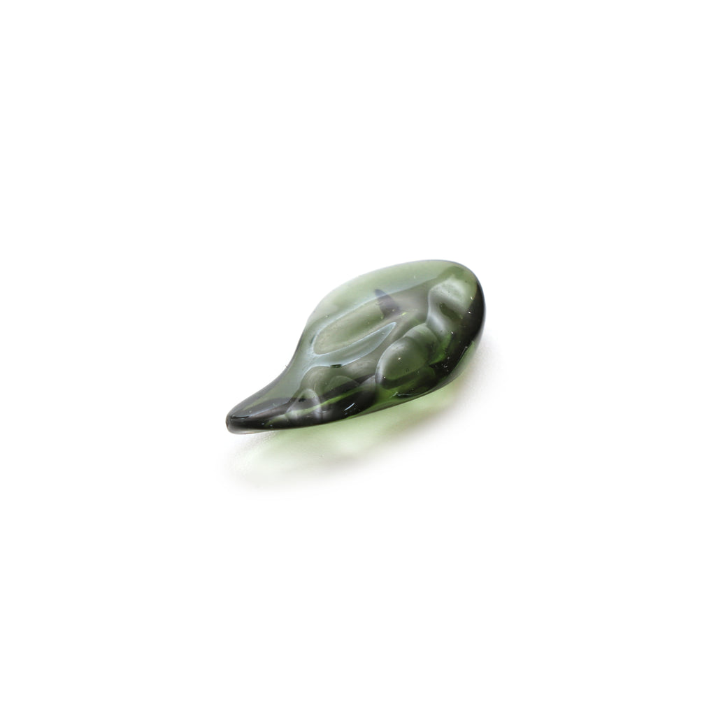 Natural Moldavite Organic Loose Gemstone, 12x22 mm, Moldavite Jewelry Handmade Gift for Women, 1 Piece - National Facets, Gemstone Manufacturer, Natural Gemstones, Gemstone Beads, Gemstone Carvings