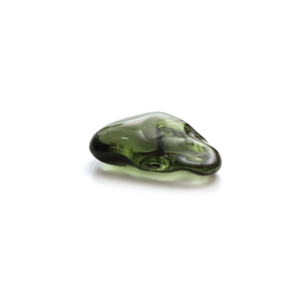 Natural Moldavite Organic Loose Gemstone, 12.5x20 mm, Moldavite Jewelry Handmade Gift for Women, 1 Piece - National Facets, Gemstone Manufacturer, Natural Gemstones, Gemstone Beads, Gemstone Carvings
