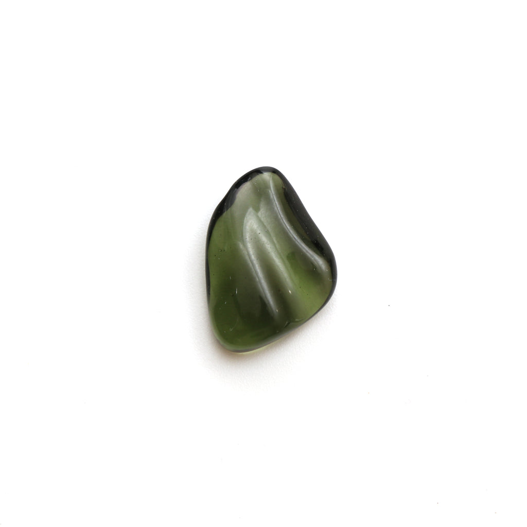 Natural Moldavite Organic Loose Gemstone, 13x19 mm, Moldavite Jewelry Handmade Gift for Women, 1 Piece - National Facets, Gemstone Manufacturer, Natural Gemstones, Gemstone Beads, Gemstone Carvings