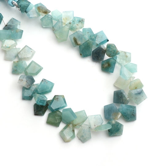 Grandidierite Smooth Fancy Beads, 7x9 mm to 9x12 mm, Grandidierite Jewelry Making Beads, 7 Inches Full Strand, Price Per Strand