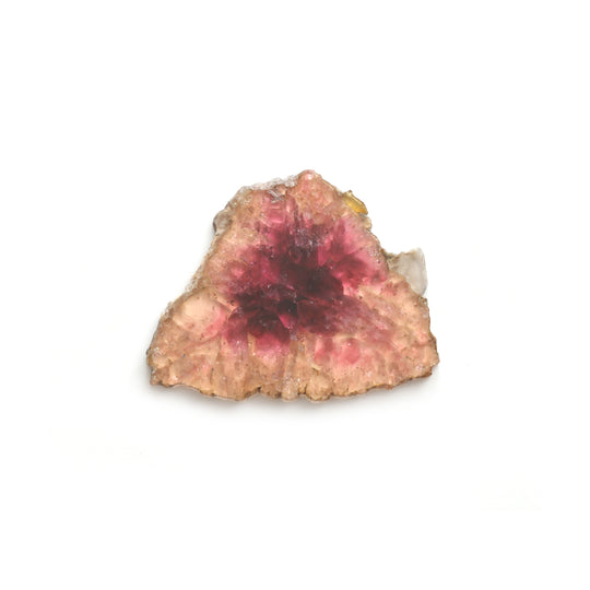 Natural Tourmaline Smooth Organic Slice Loose Gemstone, 58x65 mm, Slice Gemstone, 1 Piece