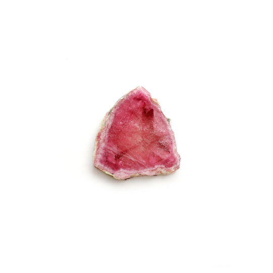 Natural Tourmaline Smooth Organic Slice Loose Gemstone, 34x36 mm, Slice Gemstone, 1 Piece