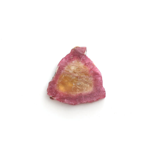 Natural Tourmaline Smooth Organic Slice Loose Gemstone, 41x42 mm, Slice Gemstone, 1 Piece