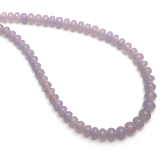 Yttrium Fluorite Smooth Rondelle Beads, 6 mm to 10 mm, Yttrium Fluorite Jewelry Making Beads, 18 Inches Full Strand, Price Per Strand