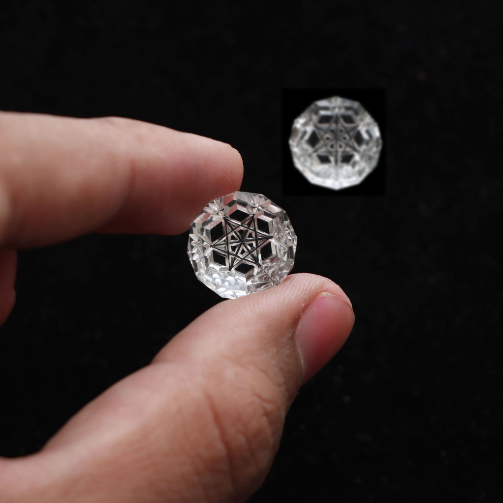 Crystal Intaglio Carving Loose Gemstone