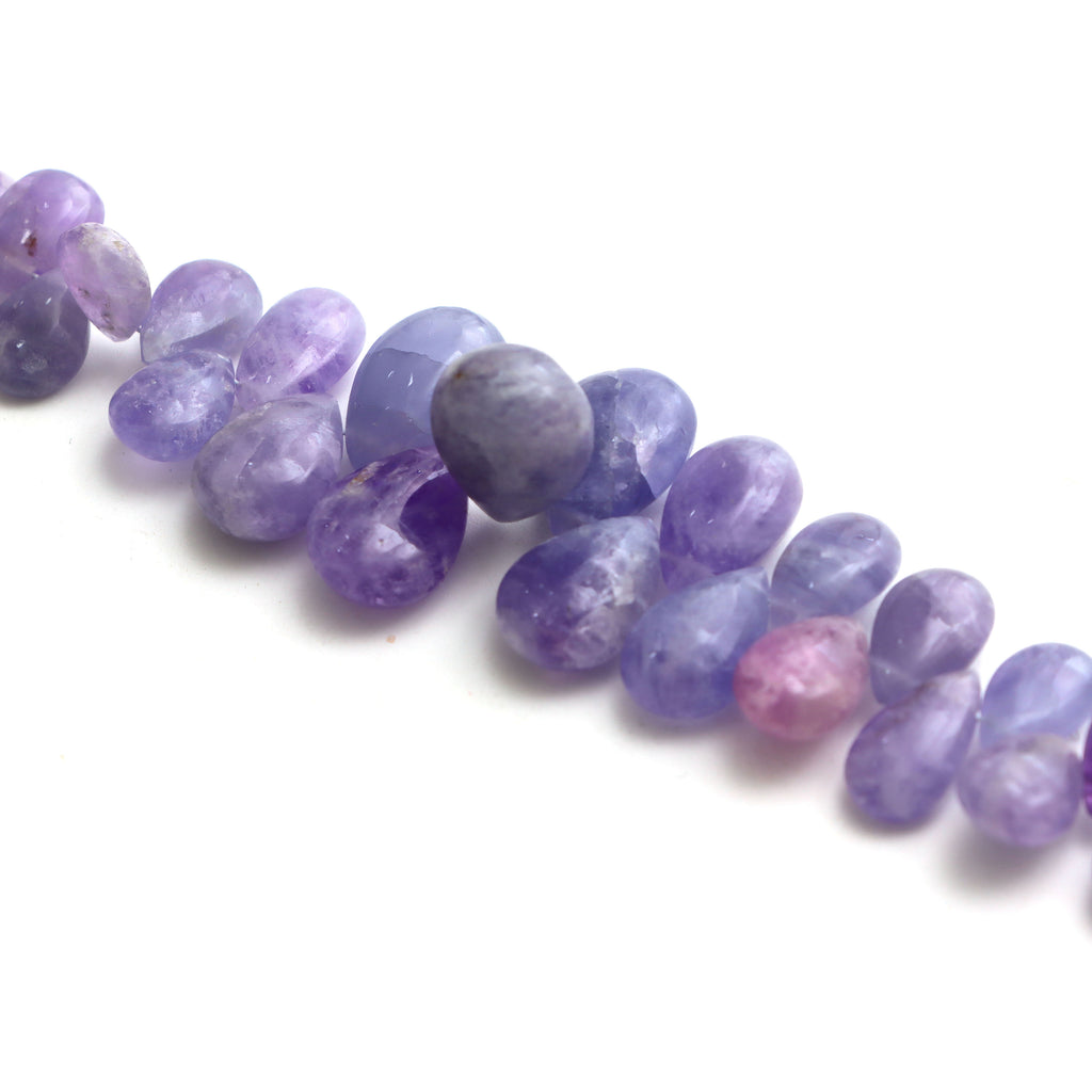 Hackmanite Smooth Pear Beads