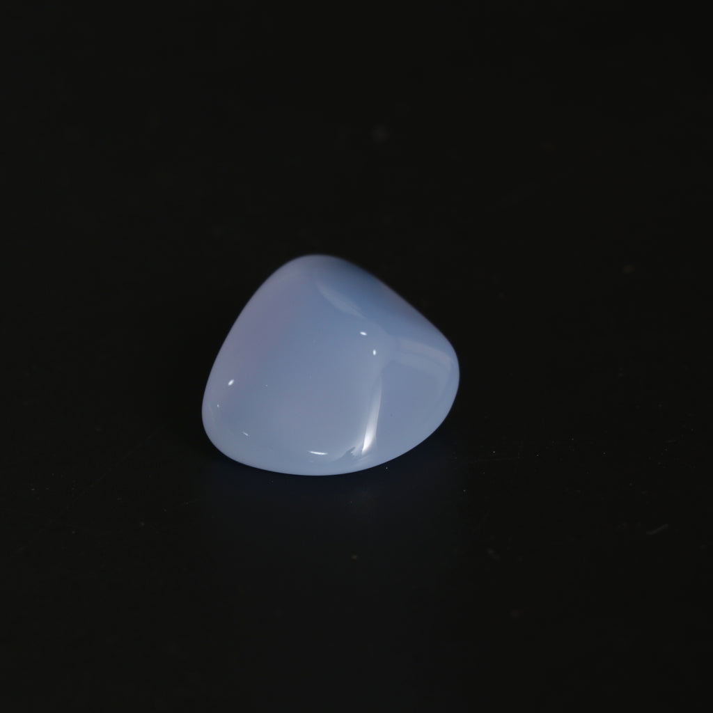 Blue Chalcedony Smooth Organic Tumble Gemstone, 25x31 mm, Chalcedony Tumble, Blue Chalcedony Tumble Jewelry Making Gemstone, 1 Piece - National Facets, Gemstone Manufacturer, Natural Gemstones, Gemstone Beads, Gemstone Carvings