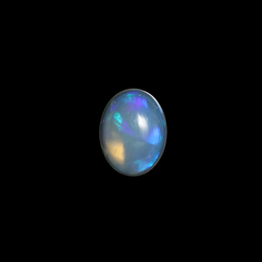 Natural Ethiopian Opal Smooth Oval Loose Gemstone, 11x14 mm, Opal Jewelry Making Gemstone, 1 Piece