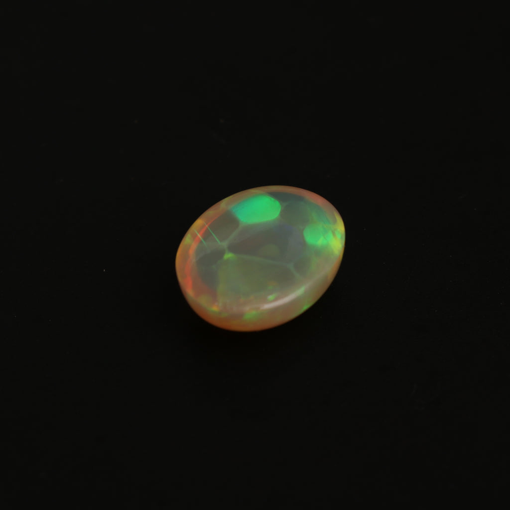 Natural Ethiopian Opal Smooth Oval Loose Gemstone, 13.5x16.5 mm, Ethiopian Opal Jewelry Handmade Gift for Women, 1 Piece - National Facets, Gemstone Manufacturer, Natural Gemstones, Gemstone Beads, Gemstone Carvings