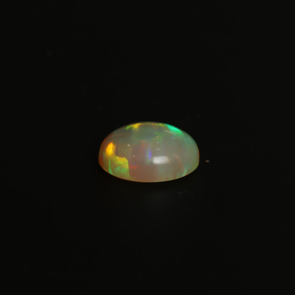 Natural Ethiopian Opal Smooth Oval Loose Gemstone, 13.5x16.5 mm, Ethiopian Opal Jewelry Handmade Gift for Women, 1 Piece - National Facets, Gemstone Manufacturer, Natural Gemstones, Gemstone Beads, Gemstone Carvings