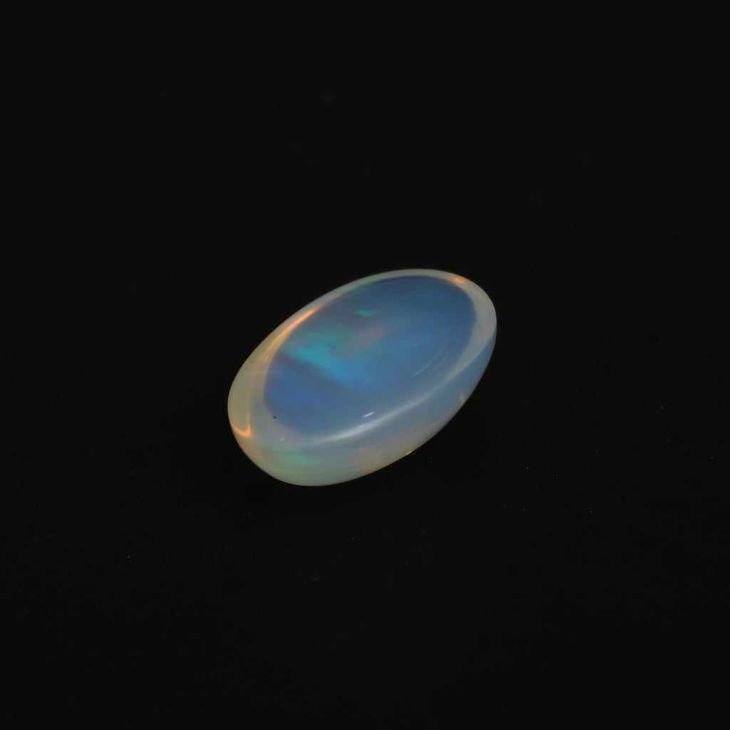 Natural Ethiopian Opal Smooth Oval Loose Gemstone, 12x18.5 mm, Ethiopian Opal Jewelry Handmade Gift for Women, 1 Piece - National Facets, Gemstone Manufacturer, Natural Gemstones, Gemstone Beads, Gemstone Carvings