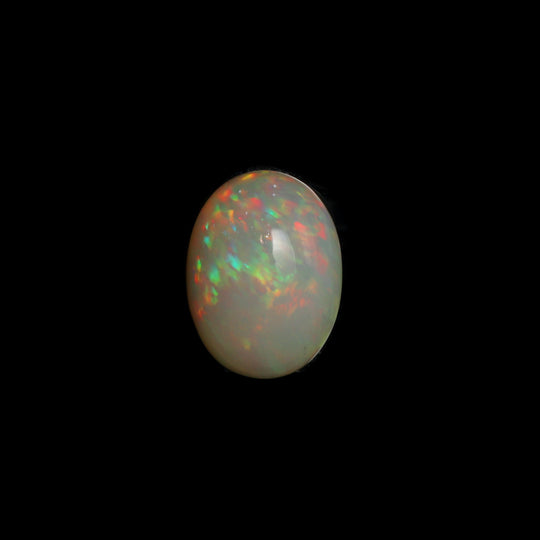 Natural Ethiopian Opal Smooth Oval Loose Gemstone, 15x21 mm, Opal Jewelry Making Gemstone, 1 Piece