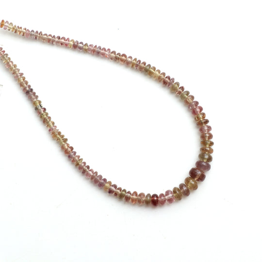 Change Color Garnet Smooth Rondelle Beads, 3.5 mm to 6 mm, Garnet Jewelry Making Beads, 8 Inches Full Strand, Price Per Strand
