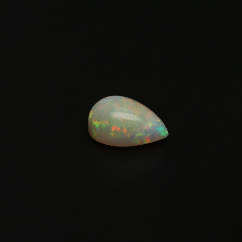 Natural Ethiopian Opal Smooth Pear Loose Gemstone, 14x20 mm, Ethiopian Opal Jewelry Handmade Gift for Women, 1 Piece - National Facets, Gemstone Manufacturer, Natural Gemstones, Gemstone Beads, Gemstone Carvings