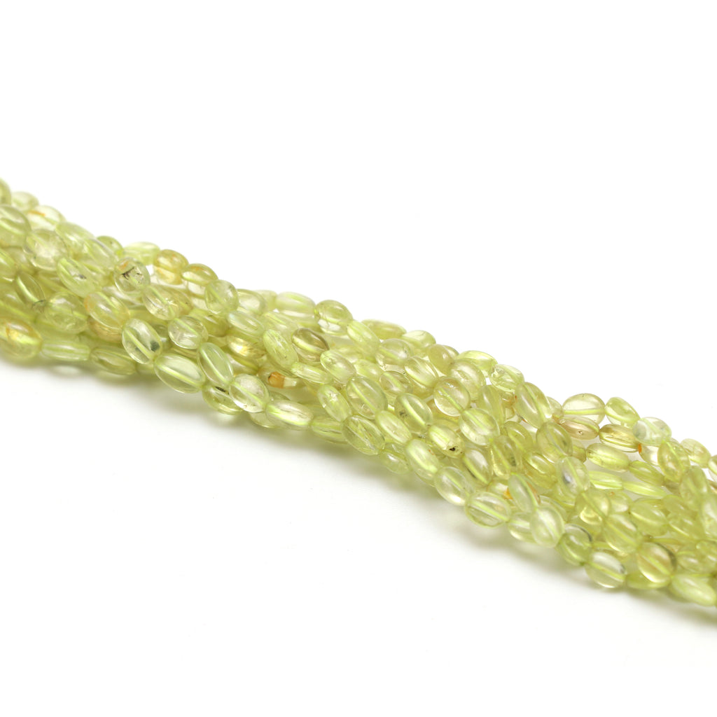Natural Chrysoberyl Smooth Oval Beads, 3x3.5 mm to 7x10 mm, Chrysoberyl Oval Jewelry Making Beads, 18 Inches, Price Per Strand - National Facets, Gemstone Manufacturer, Natural Gemstones, Gemstone Beads, Gemstone Carvings