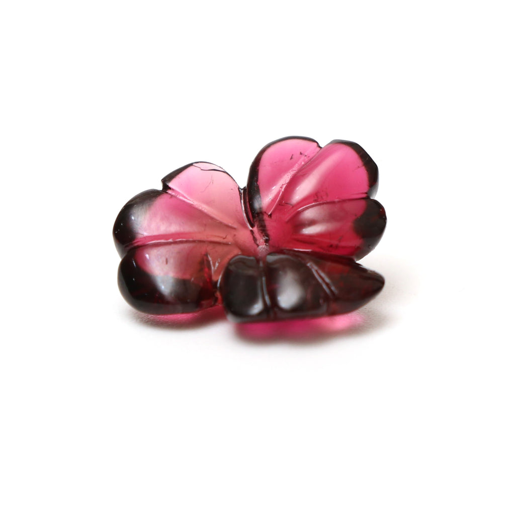 Natural Tourmaline Flower Carving Loose Gemstone, 17 mm To 21.5 mm, Tourmaline Flower Carving Smooth Gemstone, 1 Piece - National Facets, Gemstone Manufacturer, Natural Gemstones, Gemstone Beads