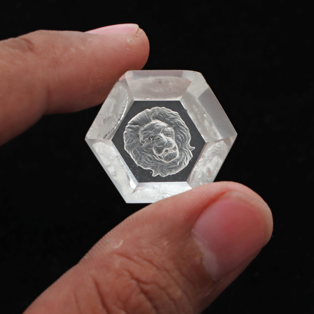 Crystal Intaglio Carving Loose Gemstone