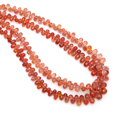 Natural Spinel Faceted Drop Beads, 2x2.5 to 5x6.5 mm, Spinel Jewelry Making Gemstone, 16 Inches Full Strand, Price Per Strand