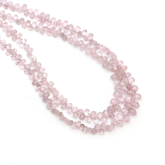 Natural Spinel Faceted Drop Beads, 2x2.5 to 3.5x5.5 mm, Spinel Jewelry Making Gemstone, 16 Inches Full Strand, Price Per Strand