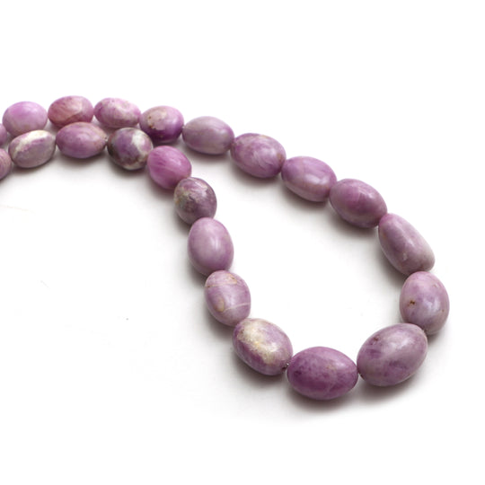 Hackmanite Smooth Tumble Beads, 6x6.5 to 14.5x20 mm, Hackmanite Jewelry Making Beads, 21 Inches Full Strand, Price Per Strand