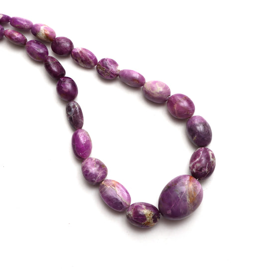 Hackmanite Smooth Tumble Beads, 5.5x5.5 to 19x23.5 mm, Hackmanite Jewelry Making Beads, 19.5 Inches Full Strand, Price Per Strand