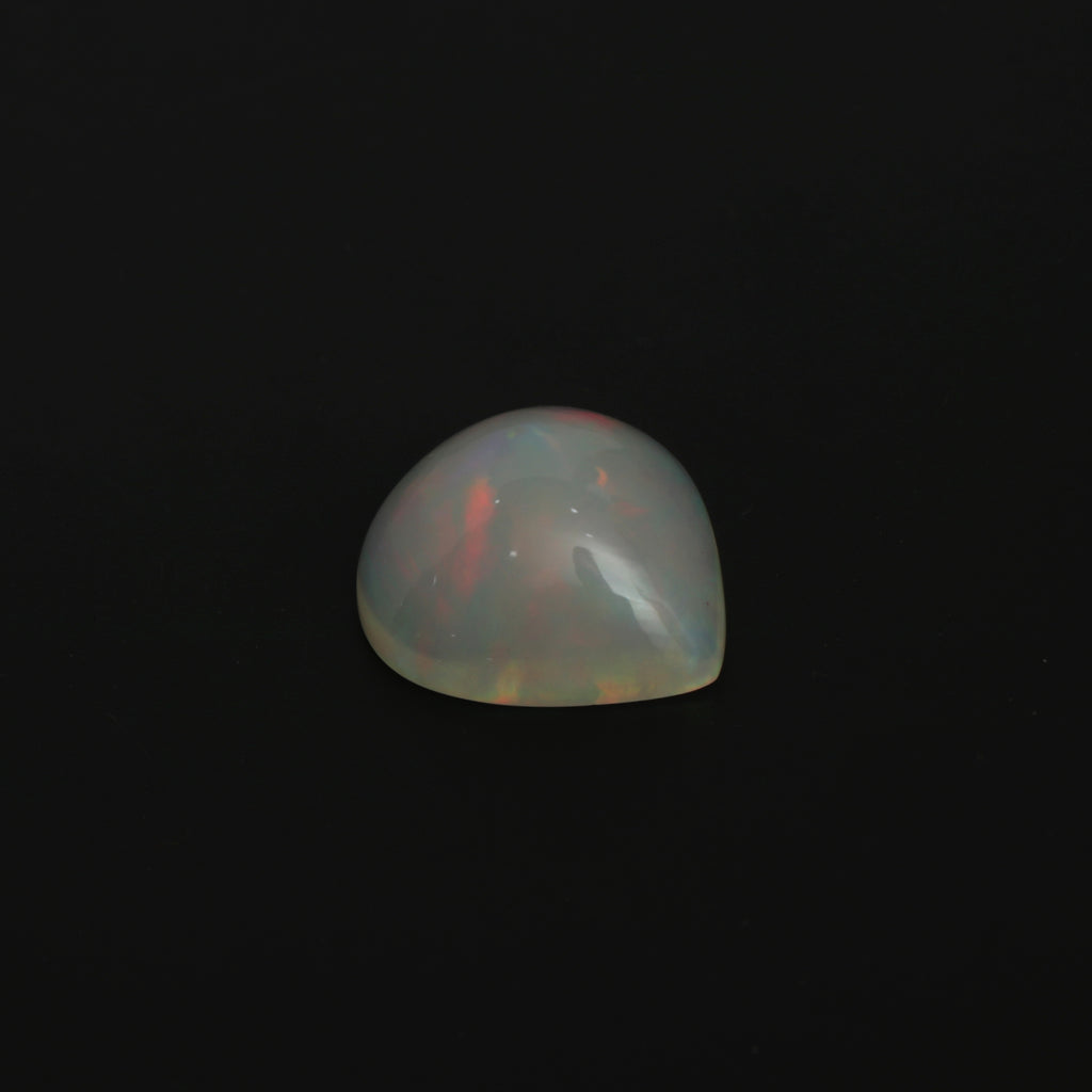 Natural Ethiopian Opal Smooth Heart Loose Gemstone, 24x25 mm, Ethiopian Opal Jewelry Handmade Gift for Women, 1 Piece - National Facets, Gemstone Manufacturer, Natural Gemstones, Gemstone Beads, Gemstone Carvings