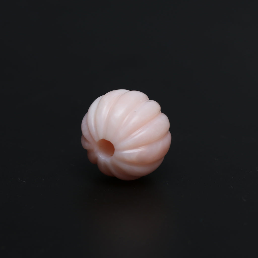 Natural Pink Opal Carving Rondelle Drilled Loose Gemstone, 20 mm, Pink Opal Carving, Pink Opal Balls Jewelry Making Gemstone, 1 Piece - National Facets, Gemstone Manufacturer, Natural Gemstones, Gemstone Beads, Gemstone Carvings