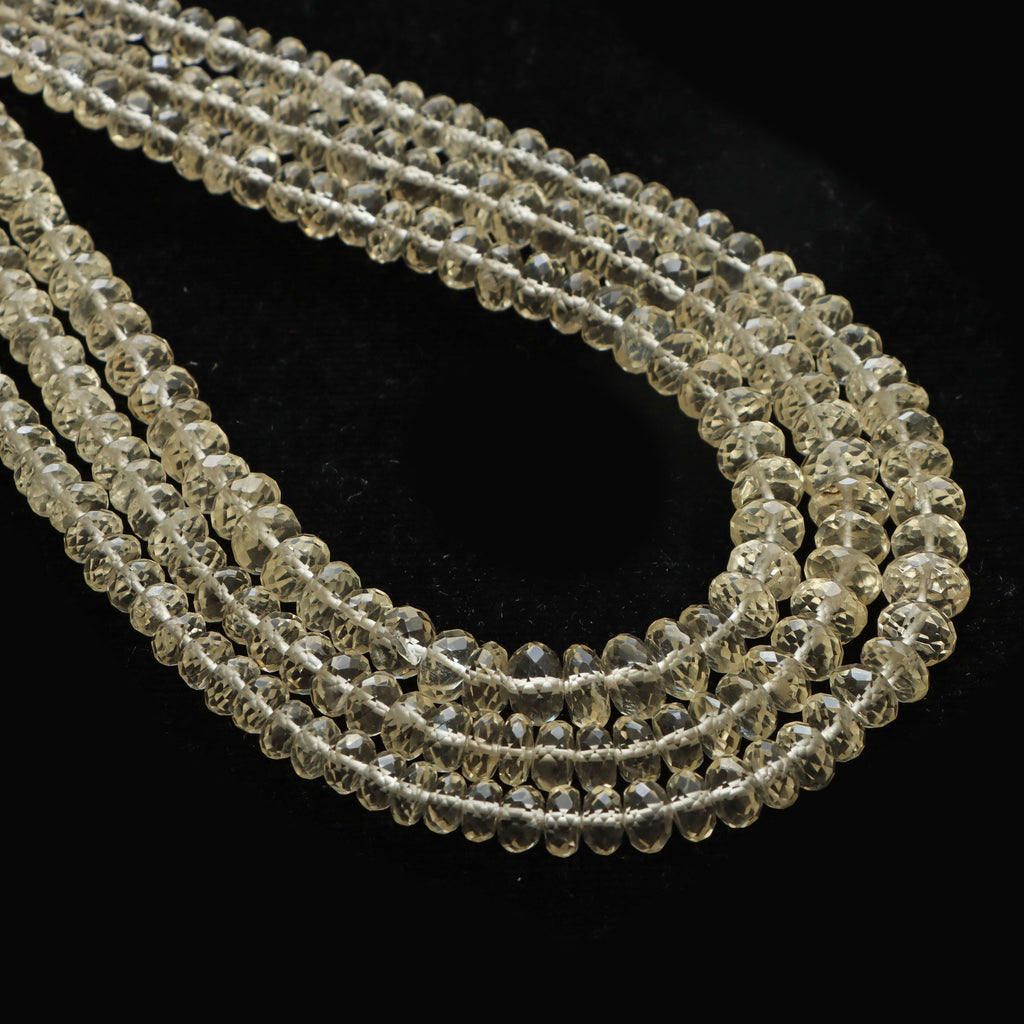 Scapolite Faceted Rondelle Beads