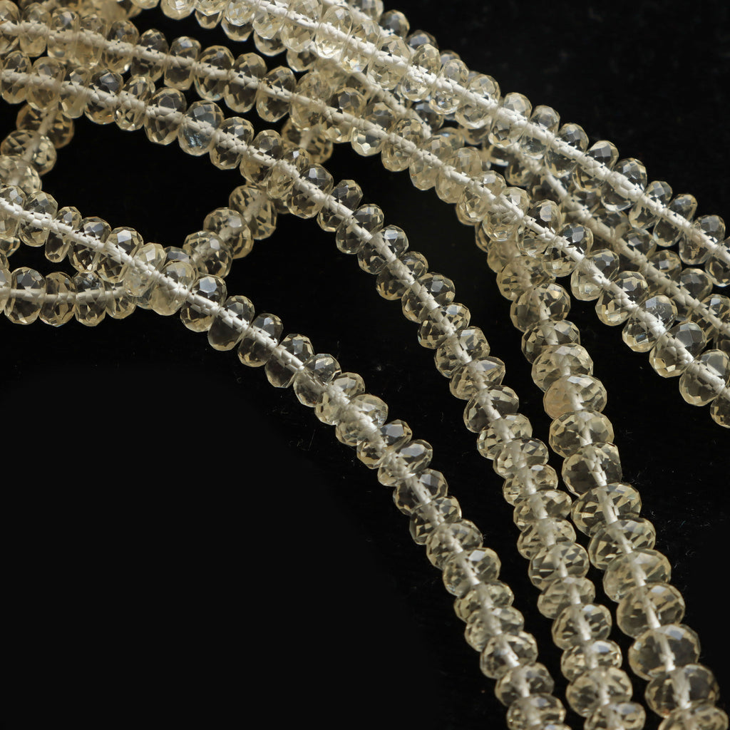 Scapolite Faceted Rondelle Beads