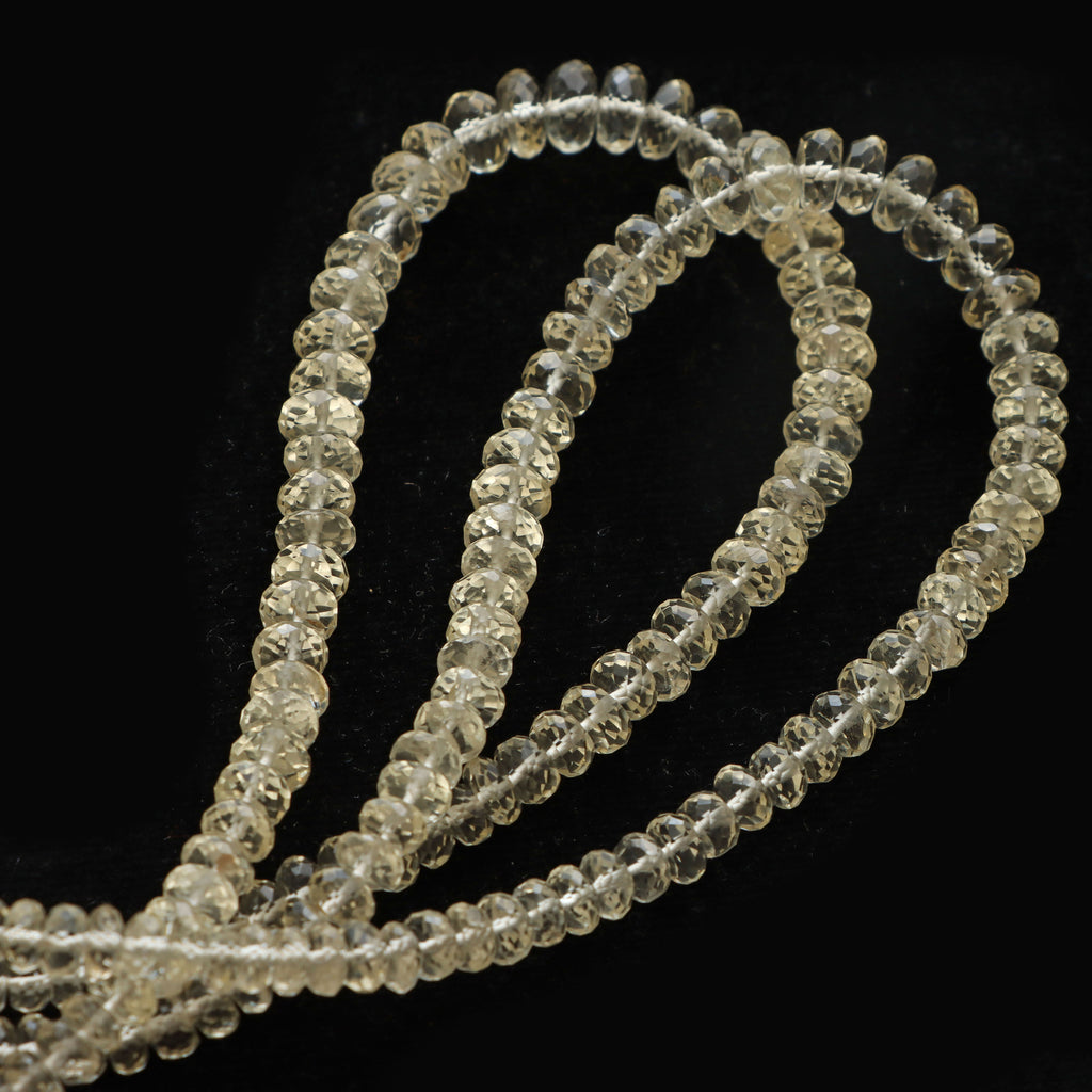 Scapolite Faceted Rondelle Beads