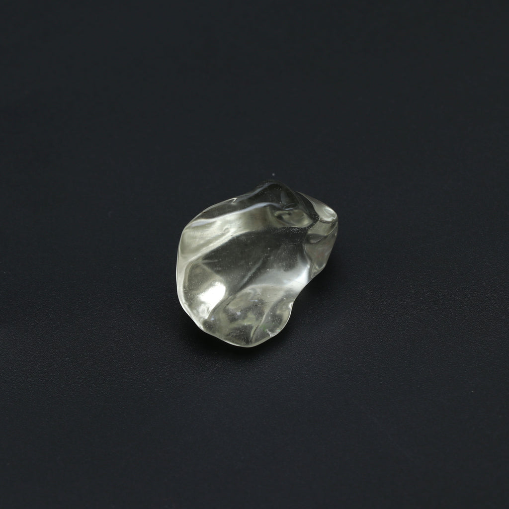 Natural Libyan Desert Glass Smooth Organic Shape Loose Gemstone, 20x25 mm, Libyan Glass Organic Shape Jewelry Making Gemstone, 1 Piece - National Facets, Gemstone Manufacturer, Natural Gemstones, Gemstone Beads