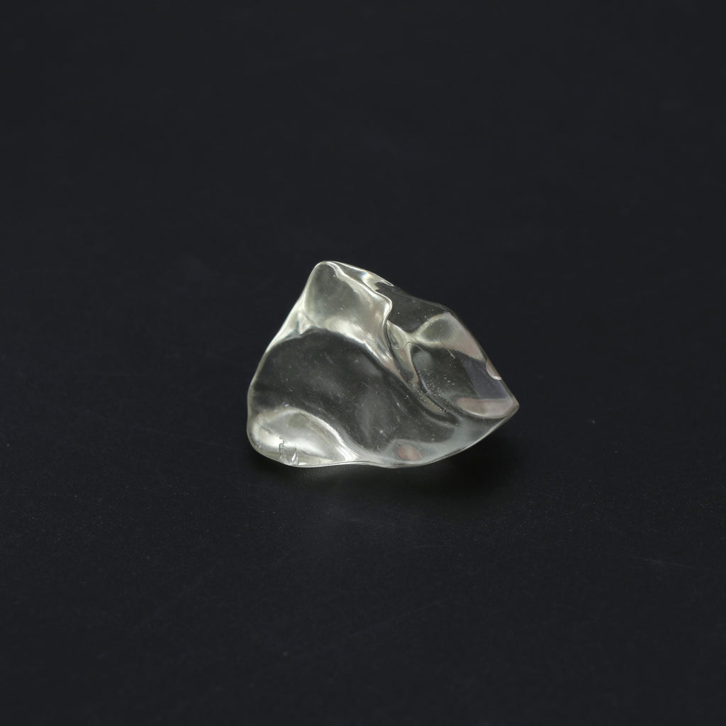 Natural Libyan Desert Glass Smooth Organic Shape Loose Gemstone, 20x25 mm, Libyan Glass Organic Shape Jewelry Making Gemstone, 1 Piece - National Facets, Gemstone Manufacturer, Natural Gemstones, Gemstone Beads